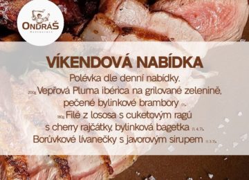 Víkendové menu 3. - 4.8.24