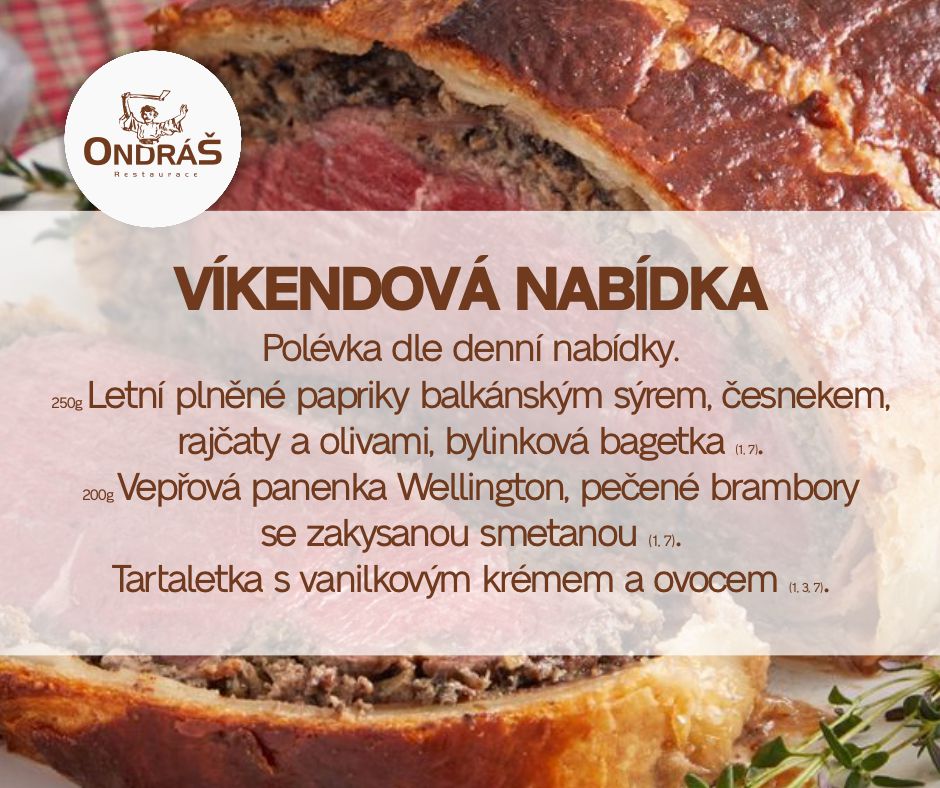 Víkendové menu 17. - 18.8.24