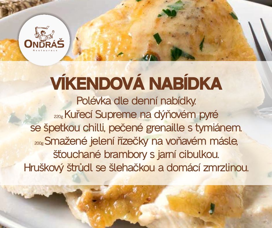 Víkendové menu 5. - 6.10.24