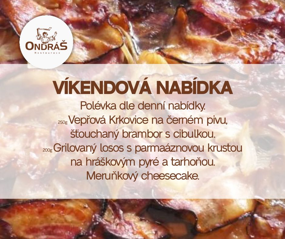 Víkendové menu 14. - 15.9.24