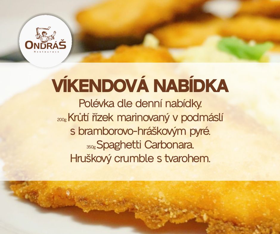 Víkendové menu 28. - 29.9.24