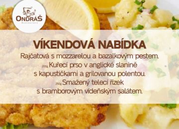 Víkendové menu 2. - 3.11.24