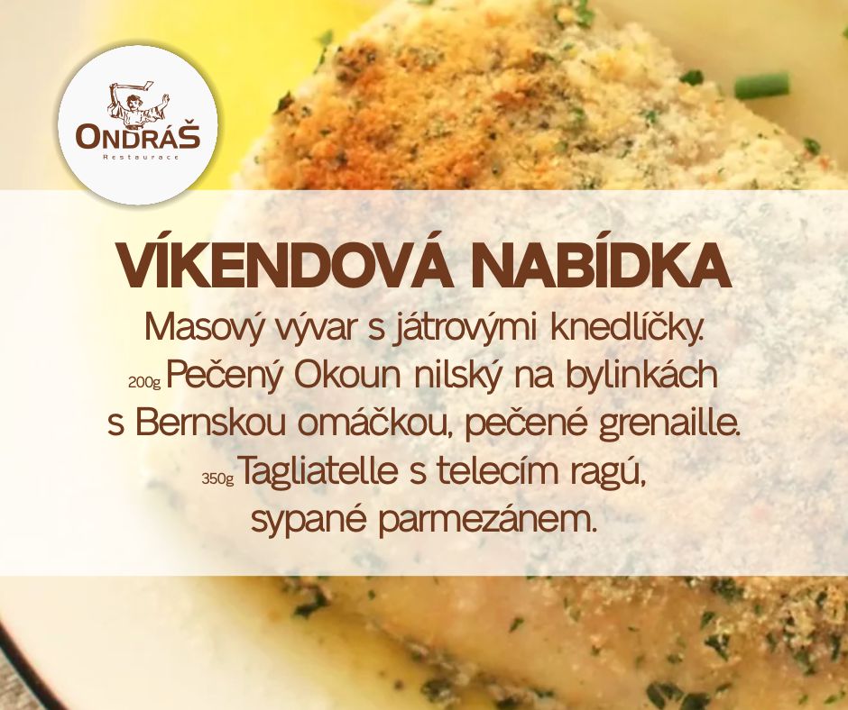 Víkendové menu 14. - 15.12.24