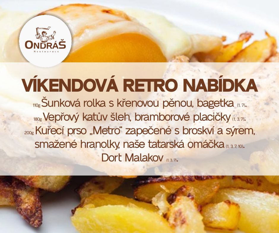 Víkendové menu 6. - 7.7.24