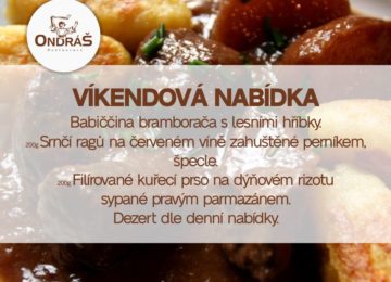 Víkendové menu 23. - 24.11.24