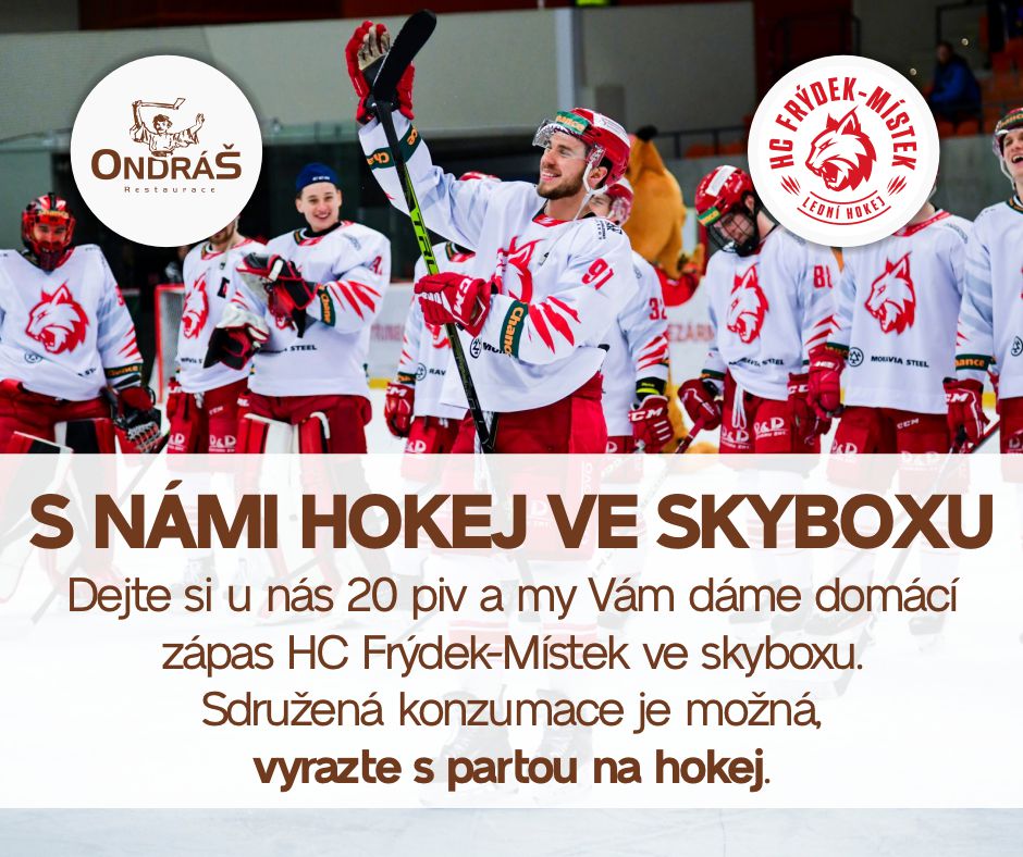 S námi hokej ve V.I.P. skyboxu